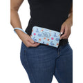 Women's Winnie The Pooh and Eeyore Wallet Wristlet All-Over Print Zip Around