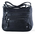 10 Pockets Crossbody Purses for Women Medium Pocketbooks Lightweight Ladies Satchel Bag Multi Pocket Shoulder Handbag