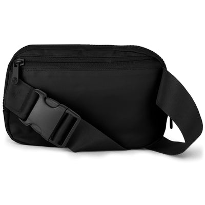 iFLY Unisex Travel Belt/Sling Bag with Adjustable Shoulder or Waist Strap, Black