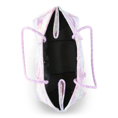 No Boundaries Neoprene Beach Tote, Crystal Aura Lavender