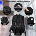 Fashion large backpack For Women And Men, Flight Approved Carry On Backpack, Water Resistant Large Casual Daypack Fit 17 Inch Laptop with USB Charging Port, The Best Gift Choice For Christmas