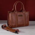 Wrangler Medium Tote Bag for Women Designer Satchel Handbags Top-handle Purses with Strap
