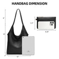 Montana West Slouchy Hobo Bags for Women Soft Designer Shoulder Purses Ladies Top Handle Handbag