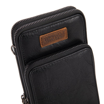 Wrangler RFID Blocking Crossbody Purses for Women Cell Phone Wallet with Credit Card Slots Coin Pouch