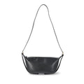 Time and Tru Women's Bean Sling Crossbody Handbag, Black