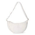 No Boundaries Crossbody Hobo Bag, Cream, Women's