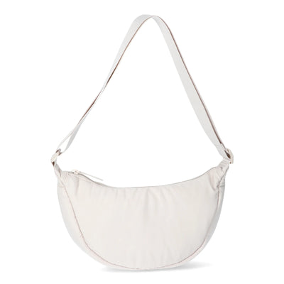 No Boundaries Crossbody Hobo Bag, Cream, Women's