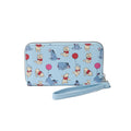 Women's Winnie The Pooh and Eeyore Wallet Wristlet All-Over Print Zip Around