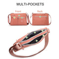 LAVA Women Crossbody Bags Waterproof Nylon Shoulder Purses Messenger Bag for Travel Sports (Black)