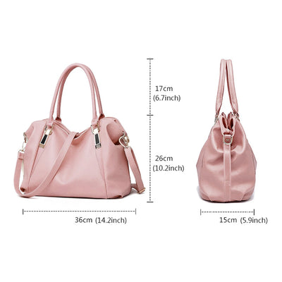 Forestyashe Roomy Fashion Womens Handbags Ladies Purse Satchel Shoulder Bags Tote Leather Bag