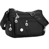 Crossbody Bags for Women, Multiple Pockets Shoulder Bag, Ladies Purses Fashion Handle Satchel - Black