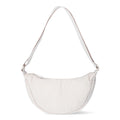 No Boundaries Crossbody Hobo Bag, Cream, Women's