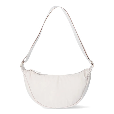 No Boundaries Crossbody Hobo Bag, Cream, Women's