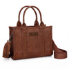 Wrangler Medium Tote Bag for Women Designer Satchel Handbags Top-handle Purses with Strap