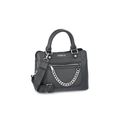 Madden NYC Women's Chain Tote Handbag, Black
