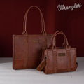 Wrangler Medium Tote Bag for Women Designer Satchel Handbags Top-handle Purses with Strap
