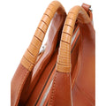 Mostdary Women Satchels Genuine Leather Top Handle Handbags Large Work Tote Shoulder Bags Crossbody Purses Brown