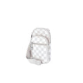 No Boundaries North/South Crossbody Bag, Tan Checker, Women's