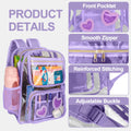 DAKIMOE Clear Backpack Heavy Duty Stadium Approved School Cute Transparent Backpacks Clear Bag Travel