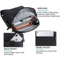 Tinyat Mens Messenger Bags Small Shoulder Sling Bags Crossbody Bags for Outdoor Work Business Black