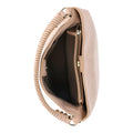 Time and Tru Women's Bucket Crossbody Handbag, Mocha Splash