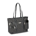 Fiorelli Women's Brooke Tote Bag, Black Geo Jacquard